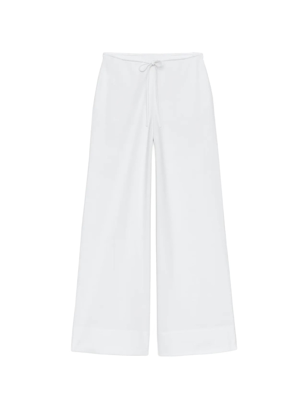White Drawstring Lounge Pants